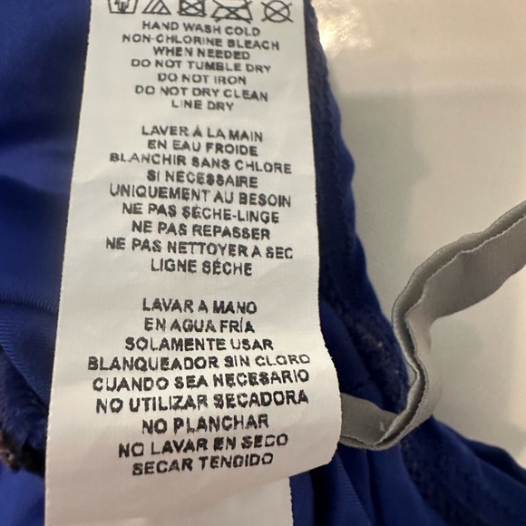 ROYAL BLUE ONE PIECE SWIMSUIT- SIZE 8 - Picture 4 of 8